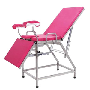 Cama de Examen Ginecológico Médico de Acero Inoxidable de Alta Resistencia, Cama de Parto para Maternidad y Hospital, Construcción de Hierro Duradera - Product Image 3