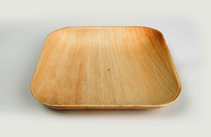 Bol de service à salade moderne personnalisé, écologique, biodégradable, en feuille d'arec naturelle, rond, 8 pouces, pour les fêtes - Product Image 3