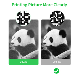 เครื่องพิมพ์พกพาแบบพกพา <span class=keywords><strong>PeriPage</strong></span> A9S Pro BT ความละเอียด 304dpi โหมดสีเทาแบบ HD รองรับการพิมพ์ด้วยสมาร์ทโฟน Android IOS และแล็ปท็อป - Product Image 2