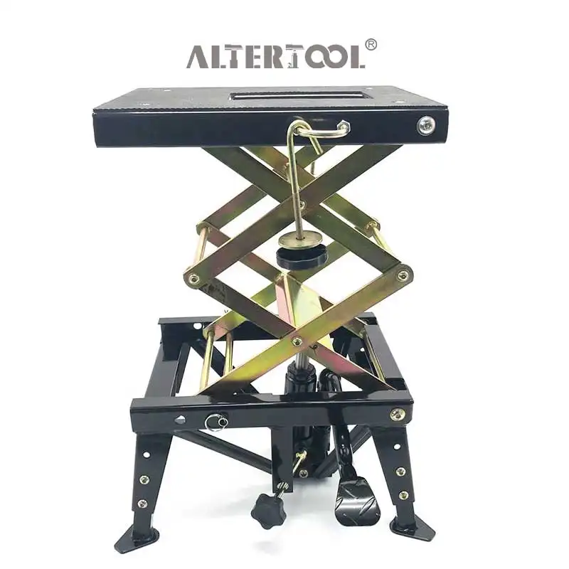 Motorcycle Hydraulic Scissor One Cylinder Scissor Motorcycle Bike Air Hydraulic Motorcycle Lift Table with CE