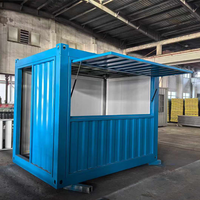 Maison mobile préfabriquée en acier bon marché, barre de verrouillage extensible, installation rapide, maison miniature en conteneur, assemblée en Chine