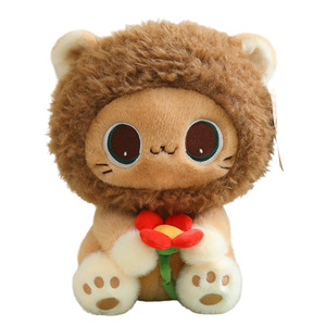 Peluche géante authentique <span class=keywords><strong>Boonie</strong></span> <span class=keywords><strong>Bears</strong></span> Lion assis, super douce, adorable et apaisante – Cadeau idéal pour enfants, animal en peluche de dessin animé - Product Image 5
