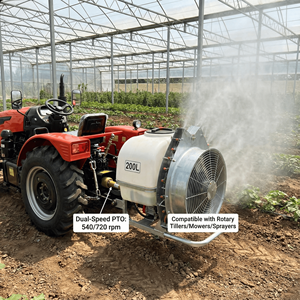 Tracteur 4x4 de 50 CV avec châssis de sécurité et boîte de vitesses 8+2 pour vignoble - Product Image 5