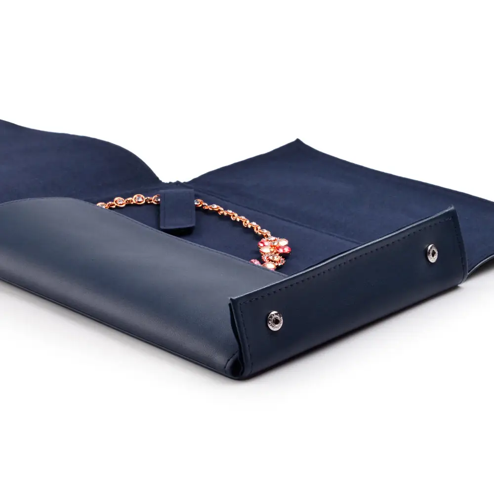 FANXI toptan özel Logo PU deri takı çantası büyük boy kolye hediye çantası mücevher seyahat çantası