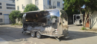 Imbisswagen Foodtruck Restaurant mobile Remolque Food Truck Helados Entièrement équipé Petit chariot à café Remorque alimentaire carrée