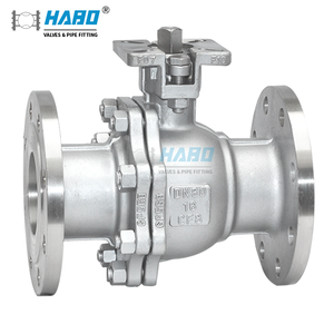 Pn16 bóng van Nhà cung cấp dịch vụ OEM công nghiệp van thép không gỉ 304 Trung Quốc <span class=keywords><strong>cf8</strong></span> mặt bích loại 2 cái đúc - Product Image 3