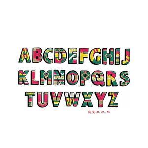 Personnalisable 26pcs Anglais Lettre Chenille Brodé Patches Sticker <span class=keywords><strong>Getzner</strong></span> Applique pour DIY Vêtements Décoration - Product Image 4