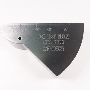 TMTECK AWS Typ DSC Kalibrierung block Standard AWS D1.1/D 1.1 M-2020 ZOLL TYP 1018 Stahl für Winkels trahl wandler - Product Image 3