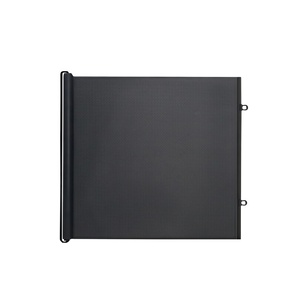 Barrière de sécurité rétractable pour chiens, pour escaliers, intérieur, balcon, couloirs, avec écran en maille protectrice - Product Image 5