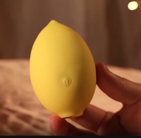 Zitronenförmiger Niedlicher Klitoris-Stimulator 10-Gang Saugvibrator Nippel- und Klitoris-Stimulator Massage Sexspielzeug für Erwachsene