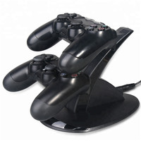 SYYTECH manette de jeu sans fil Joystick lumière LED double support de charge pour PS4 PlayStation 4 Slim Pro accessoires de jeu