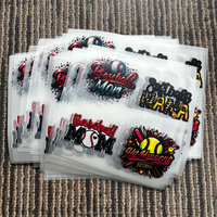 Vêtements en T-shirts personnalisés pour équipes de football américain, avec impression par transfert thermique, imperméables, lavables, en plastisol PVC et dessins animés PET, vente en gros