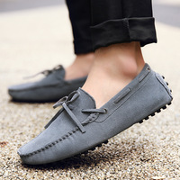 Nouvelle conception, vente en gros d'usine, mocassins décontractés d'été personnalisés, mode, semelle souple confortable pour homme, chaussures en daim pour personne paresseuse