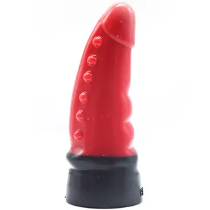 FAAK Mainan Seks Besar Plug Bokong Anal Dubur Nyata Benang Realistis 18.5Cm 7 Inci Dia 5.5Cm Dildo Silikon Besar untuk Wanita Mainan Seks