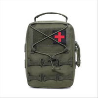 Sac médical tactique Trousses de premiers soins Molle Chasse en plein air Camping Pochette à outils de survie d'urgence EDC