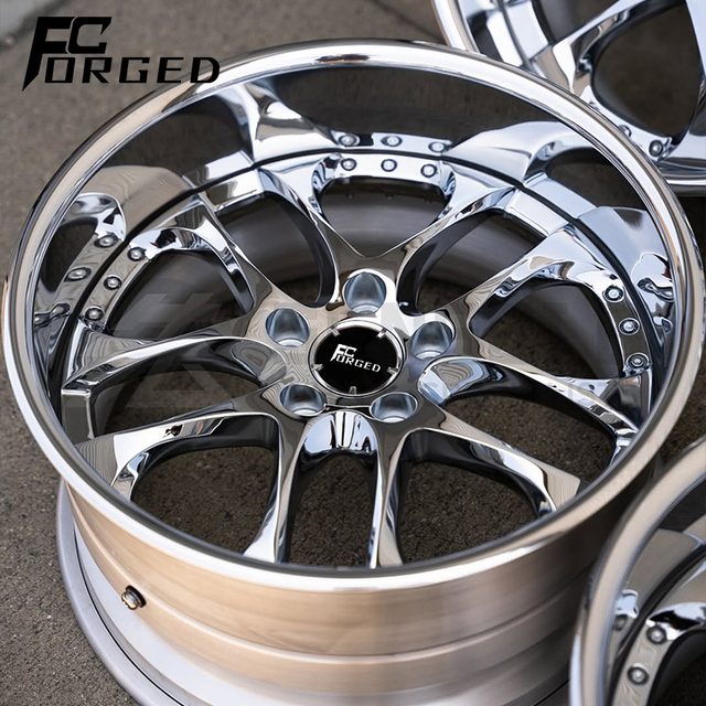 Customize Forged Aluminum Alloy Wheels 5x112 5x1143 5x120 2-piece 3-piece Wheels 18 19 20 21 22 24 26 Inch for bmw audi