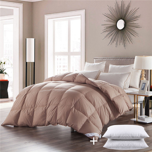 2025 grand Service de commande OEM Hangzhou Xiaosha couleur <span class=keywords><strong>plume</strong></span> et duvet couette couette couverture oreiller supplémentaire ensembles de literie solide coloré - Product Image 3