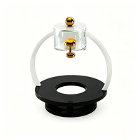 Cadeau juif Judaica, ensemble Mayim Achronim rond en acrylique Lucite