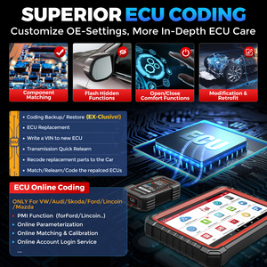 Outil de diagnostic complet du système X431 Pro3S+ V5.0 LAUNCH, programmation ECU automobile OBD2, programmation de clés, scanner. - Product Image 6