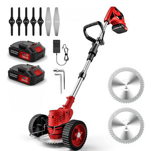 Débroussailleuse sans fil à batterie <span class=keywords><strong>pour</strong></span> <span class=keywords><strong>jardin</strong></span>, coupe-herbe portatif, tondeuse à gazon à fil électrique, vente directe usine - Product Image 1