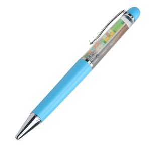Fashionable Advertising Ballpoint <b>Pen</b> ABS Float Liquid <b>Pen</b> with Custom Logo Printing - Product Image 1