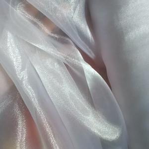 Léger <span class=keywords><strong>transparent</strong></span> <span class=keywords><strong>transparent</strong></span> 100% polyester tissé rose couleur imprimé organza tissu pour femmes débardeurs robe de mariée de mariée - Product Image 4