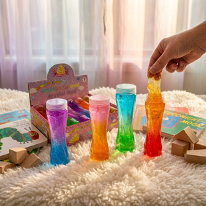 Crystal Mud Slime <b>Modeling</b> <b>Clay</b> Glitter Sensory Playdough Jar Toy for 5 to 7 Years Old Kids Fidget Gift Kit - Product Image 4