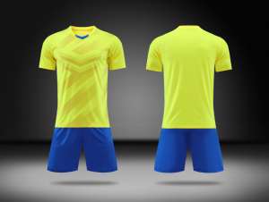 Conjunto de Camiseta de Fútbol Personalizada con Estampado de Rayas Geométricas Diagonales, Uniforme de Fútbol para Equipo, Pantalones Cortos Transpirables de Poliéster de Secado Rápido, Ropa Deportiva - Product Image 5