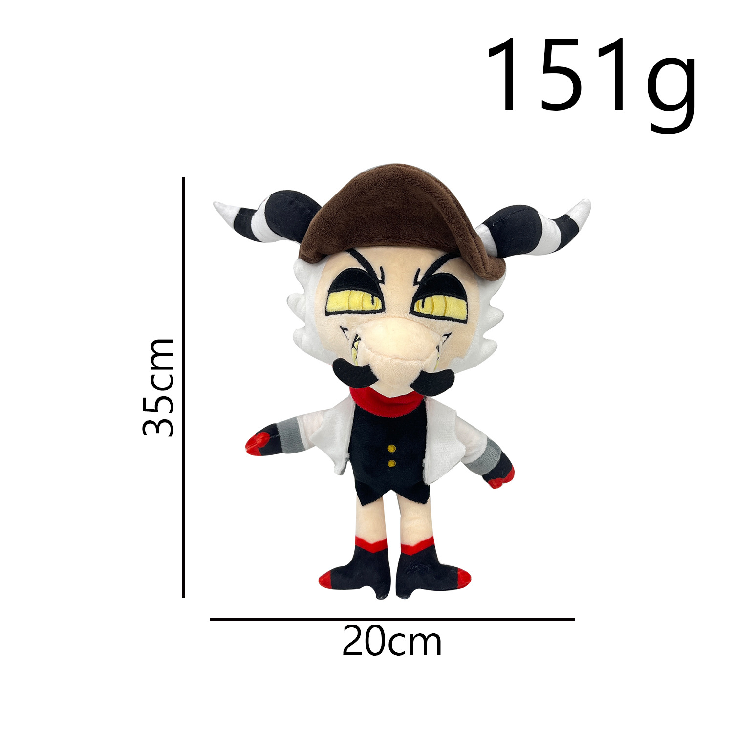 2023 Helluva Boss Plush - Strikerteddy Anime Stuffed Doll