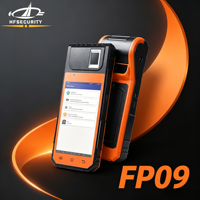 Terminal POS Biométrico Android FP09, Terminal Portátil Inteligente de Verificación de Pagos con Huella Dactilar, Solución para el Personal Rural