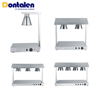 Têtes électriques en acier inoxydable, 4 ampoules, de haute qualité, lampe chauffante pour Buffet, alimentation chauffante