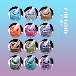 Esmalte de Uñas en Gel UV JTING de Alto Brillo, No Tóxico, Secado Rápido, Efecto Ojo de Gato Magnético Aurora Universal, para Salón de Belleza - Product Image 4