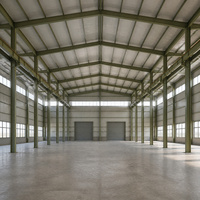 Bâtiment d'entrepôt en structure acier préfabriquée écologique pour le stockage logistique industrielle durable