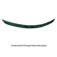 Mercedes Benz SLK R171 R172 200 300 350 55 2004-2012 en fibre de carbone humide Style AMG forge arrière en fibre de carbone becquet accessoire de voiture