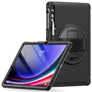 Étui de protection robuste 3-en-1 personnalisé en TPU pour tablette Samsung Galaxy Tab <span class=keywords><strong>S9</strong></span> Plus avec support pour stylet et fonction de support - Product Image 4