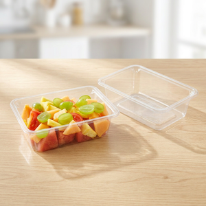 Cajas de Plástico PET Rectangulares Personalizadas, Desechables y Transparentes para Envasado de Alimentos, Frutas, <span class=keywords><strong>Verduras</strong></span>, Ensaladas, Cortes de Carne y Pasteles - Product Image 3