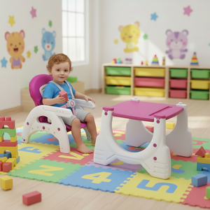 Sillas Inflables para Fiestas Infantiles al por Mayor, <span class=keywords><strong>Silla</strong></span> Alta para Bebés 3 en 1, <span class=keywords><strong>Silla</strong></span> de Alimentación para Bebés con Mesa <span class=keywords><strong>Colgante</strong></span> Única - Product Image 1