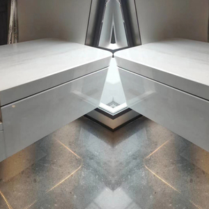 <span class=keywords><strong>Peirce</strong></span> de mármol blanco Piedra natural azulejo de la pared para decoración interior losa de mármol precio - Product Image 5