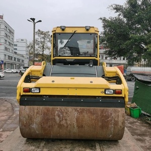 Rodillo Vibratorio BOMAG Usado de Doble Tambor con Motor Diésel y Bomba, Compactador de Carreteras Pequeño - Product Image 4