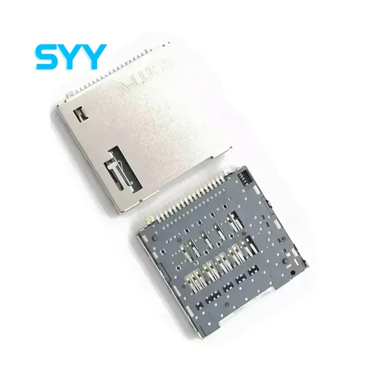 SYY修理交換コンソールMicro-SDTFカードスロットforNintendo SwitchNSメモリーカードスロットボードゲームアクセサリー