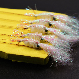 4 #6 #8 #10 #12 #14 #16 # Offre Spéciale pêche à la mouche leurre à crevettes bionique lumineux 5 pièces/ensemble - Product Image 6