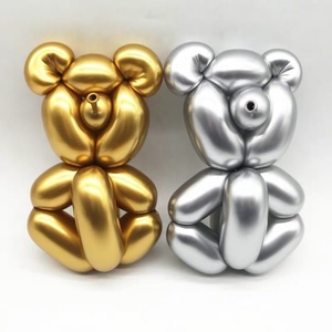 Tongle nhà máy bán buôn bóng bay ma thuật gói của 100 chất lượng cao trẻ em cao su kim loại bóng dài mô hình - Product Image 3