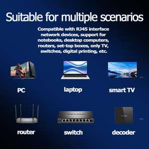 สายอีเธอร์เน็ต ZOGUO Cat6 แบบม้วน 1000 ฟุต 23AWG 4 คู่ ทองแดงแท้ 550MHz <span class=keywords><strong>UTP</strong></span> ปลอกหุ้ม PVC สีดำ ความยาว 305 เมตร - Product Image 5