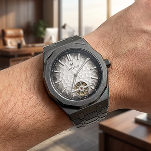 Boîtier de <span class=keywords><strong>montre</strong></span> en acier inoxydable, <span class=keywords><strong>bracelet</strong></span> pour mouvement mécanique, cristal saphir, <span class=keywords><strong>montre</strong></span> vintage de luxe pour <span class=keywords><strong>homme</strong></span>, 11 mm, étanche - Product Image 6