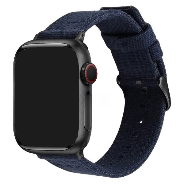Dark blue and black buckle