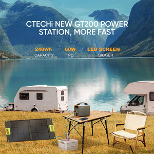 NOUVEAU 2025 Station d'alimentation portable Toyon 200W 2000W avec chargeur et panneaux solaires 300W, 50000mAh pour le camping - Product Image 5