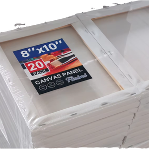 FTAIMI Factory Wholesale <b>Oil</b> Paint White Canvas 8*10 Inch Artist <b>Painting</b> 20pcs/set Stretched <b>Painting</b> Canvas <b>Frame</b> /Digital - Product Image 1