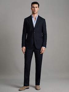 Costume d'Affaires de Luxe de Designer <span class=keywords><strong>Italien</strong></span> pour Hommes Veste et Pantalon à Col en V Personnalisés à la Mode de Luxe Vêtement de Costume pour <span class=keywords><strong>Homme</strong></span> de Grande Taille - Product Image 6