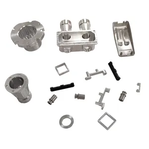 Piezas de mecanizado de torneado de fresado CNC de acero inoxidable de aluminio de precisión personalizadas piezas de repuesto CNC de mecanizado de metal