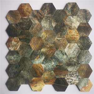 Tuiles hexagonales colorées autocollantes, imperméables, flexibles, tuiles murales <span class=keywords><strong>à</strong></span> peler et <span class=keywords><strong>à</strong></span> <span class=keywords><strong>coller</strong></span>, mosaïque pour crédence de cuisine, intérieur - Product Image 2